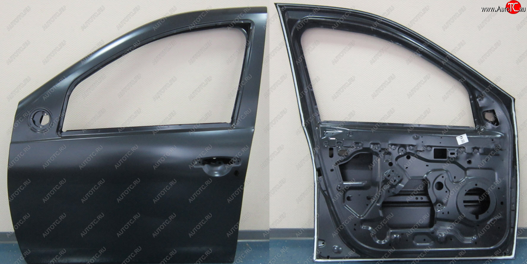 14 899 р. Левая дверь передняя BodyParts  Renault Duster  HS - Sandero Stepway  (BS) (Неокрашенная)  с доставкой в г. Пермь