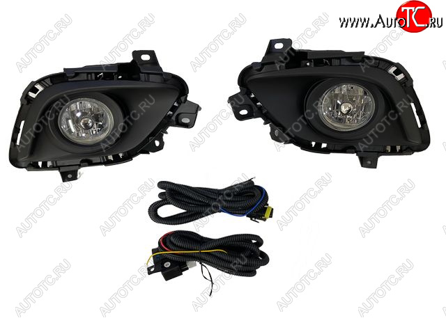 4 599 р. Комплект противотуманных фар (с проводкой, рамкой) BodyParts  Mazda 6  GJ (2012-2015) дорестайлинг седан, дорестайлинг универсал  с доставкой в г. Пермь