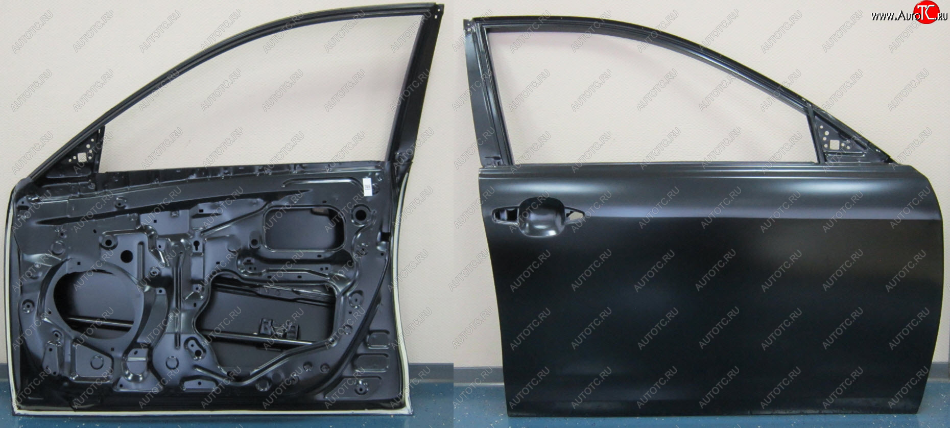 15 249 р. Правая дверь передняя BodyParts  Toyota Camry  XV40 (2006-2011) дорестайлинг, рестайлинг (Неокрашенная)  с доставкой в г. Пермь