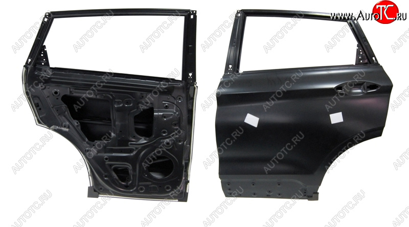 14 999 р. Правая дверь задняя BodyParts Geely Coolray SX11 дорестайлинг (2018-2023) (Неокрашенная)  с доставкой в г. Пермь