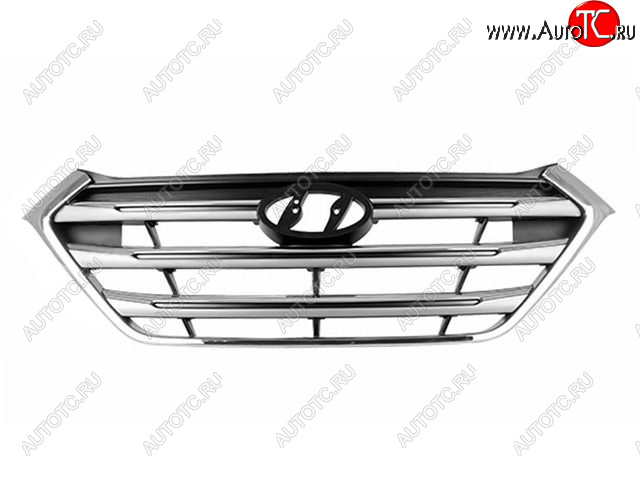 3 369 р. TUCSON РЕШЕТКА РАДИАТОРА ХРОМ (Китай) BODYPARTS hntun15-101  с доставкой в г. Пермь