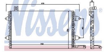GOLF 91-97 {+VENTO} КОНДЕНСАТОР КОНДИЦ (см.каталог) BODYPARTS vwglf91-930