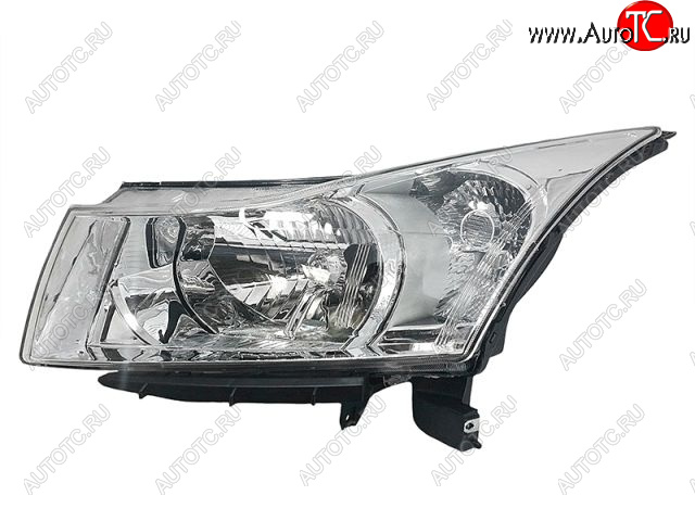 4 599 р. Левая фара (c электрокорректором) BODYPARTS Chevrolet Cruze J300 седан дорестайлинг (2009-2012)  с доставкой в г. Пермь