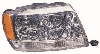 Правая фара передняя (Европа) DEPO Jeep Grand Cherokee  WJ (1998-2005)