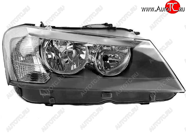 10 849 р. Правая фара (c электрокорректором) DEPO  BMW X3  F25 (2010-2014) дорестайлинг  с доставкой в г. Пермь