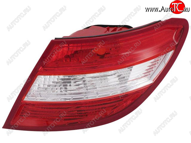 4 599 р. Правый фонарь DEPO Mercedes-Benz C-Class W204 дорестайлинг седан (2007-2011)  с доставкой в г. Пермь