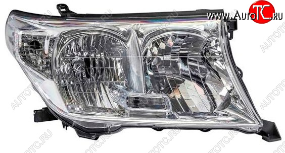 13 599 р. Правая фара (под корректор) DEPO Toyota Land Cruiser 200 дорестайлинг (2007-2012)  с доставкой в г. Пермь