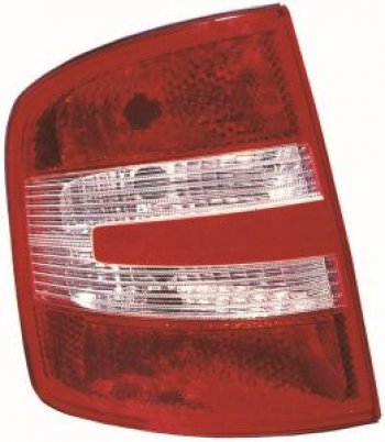 Левый фонарь задний DEPO Skoda Fabia  Mk1 (2004-2008) седан рестайлинг, универсал рестайлинг