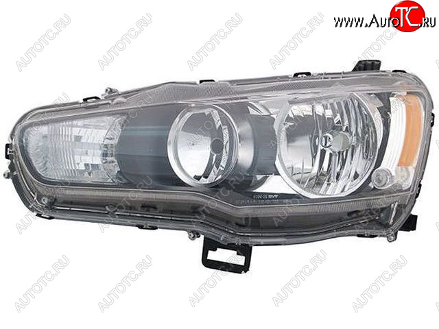 5 999 р. Левая фара передняя BodyParts  Mitsubishi Lancer  10 CY (2007-2017) седан дорестайлинг, хэтчбэк дорестайлинг, седан рестайлинг, хэтчбек 5 дв рестайлинг  с доставкой в г. Пермь