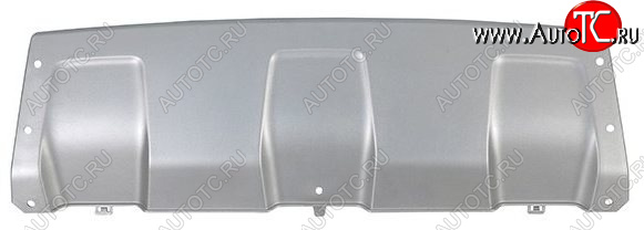 1 289 р. Накладка переднего бампера (серебро) BodyParts  Renault Duster  HS (2010-2015) дорестайлинг (Неокрашенная)  с доставкой в г. Пермь