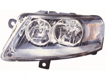 Левая фара (под корректор) DEPO Audi A6  C6 (2004-2008) дорестайлинг, седан