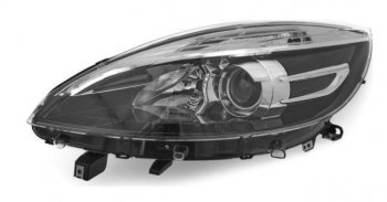 Левая фара (под корректор) DEPO Renault Scenic  3 (2012-2016) рестайлинг