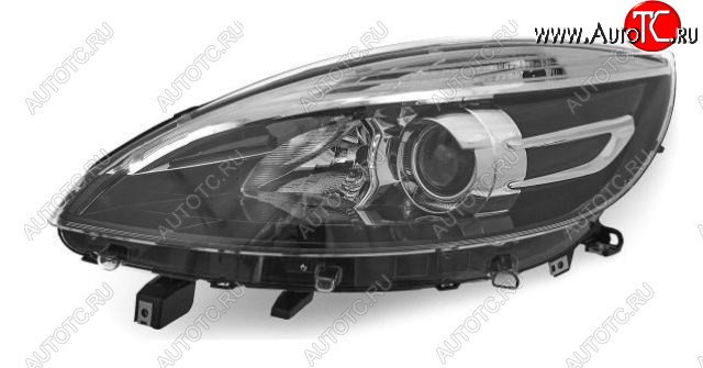 14 799 р. Левая фара (под корректор) DEPO  Renault Scenic  3 (2012-2016) рестайлинг  с доставкой в г. Пермь