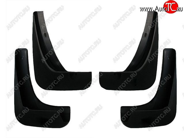 679 р. Комплект брызговиков (4 штуки) BodyParts Chevrolet Aveo T250 седан рестайлинг (2006-2011)  с доставкой в г. Пермь