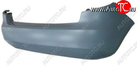 4 099 р. Бампер задний BodyParts  Skoda Fabia  Mk2 (2007-2010) хэтчбэк дорестайлинг (Неокрашенный)  с доставкой в г. Пермь