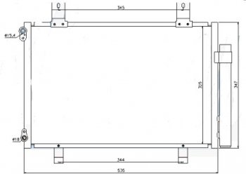 4 099 р. SWIFT 05- КОНДЕНСАТОР КОНДИЦ BODYPARTS szswf05-931  с доставкой в г. Пермь. Увеличить фотографию 1
