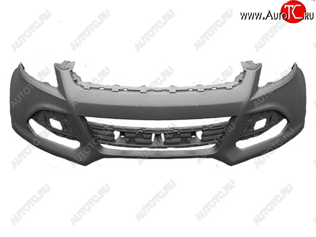 4 599 р. Бампер передний (с отверстиями под омыватели фар и под парктроник) BodyParts  Ford Kuga  2 (2013-2016) дорестайлинг (Неокрашенный)  с доставкой в г. Пермь