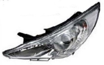 Левая фара (под корректор) BODYPARTS Hyundai Sonata  YF (2009-2014)