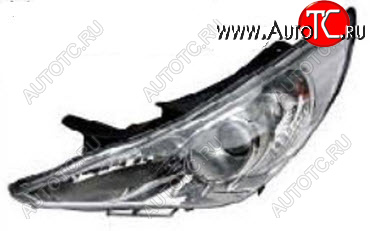 4 749 р. Левая фара (под корректор) BODYPARTS  Hyundai Sonata  YF (2009-2014)  с доставкой в г. Пермь