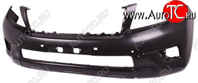 5 299 р. Передний бампер BodyParts Toyota Land Cruiser Prado J150 дорестайлинг (2009-2013) (неокрашенный)  с доставкой в г. Пермь