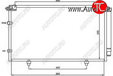 3 699 р. CAMRY КОНДЕНСАТОР КОНДИЦ BODYPARTS tycam02-930  с доставкой в г. Пермь