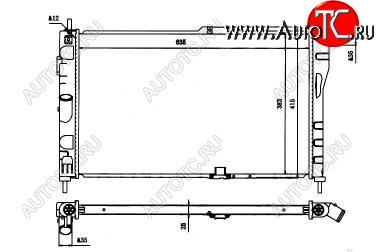 2 799 р. ESPERO РАДИАТОР ОХЛАЖДЕН MT BODYPARTS dwesp94-913  с доставкой в г. Пермь