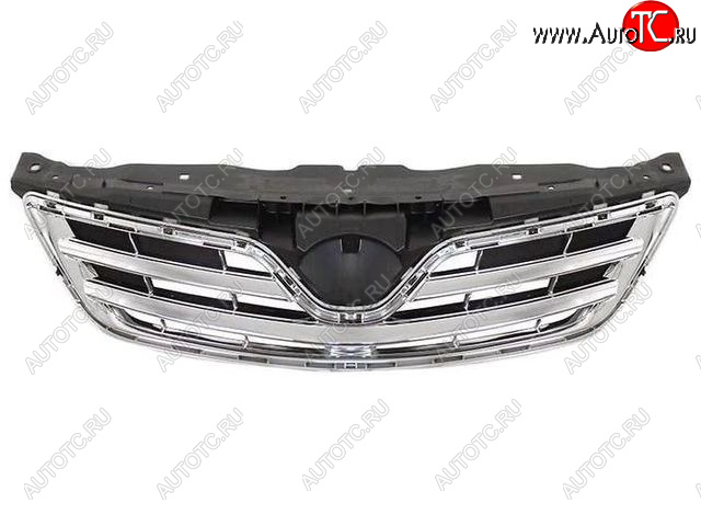 3 699 р. Решётка радиатора (хром) BodyParts  Toyota Corolla  E150 (2009-2013) седан рестайлинг (Неокрашенная)  с доставкой в г. Пермь