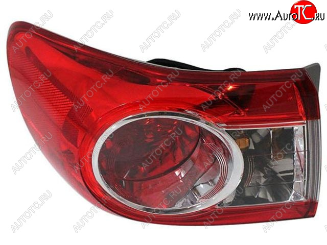 1 599 р. Левый фонарь (внешний) BodyParts  Toyota Corolla ( E140,  E150) (2009-2013) седан рестайлинг  с доставкой в г. Пермь