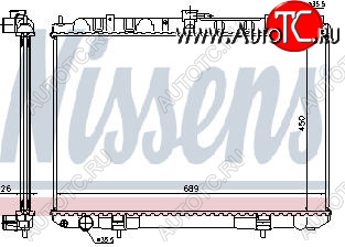 7 999 р. X-TRAIL РАДИАТОР ОХЛАЖДЕН 2.2 (дизель) (NISSENS) (AVA) NISSENS nnxtr01-910  с доставкой в г. Пермь