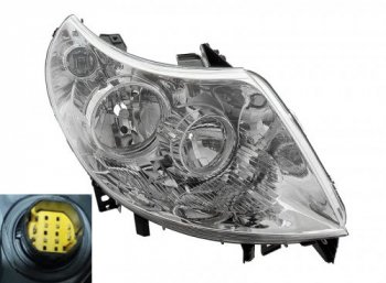 Правая фара (c электрокорректором) DEPO Peugeot Boxer  250 (2006-2014)