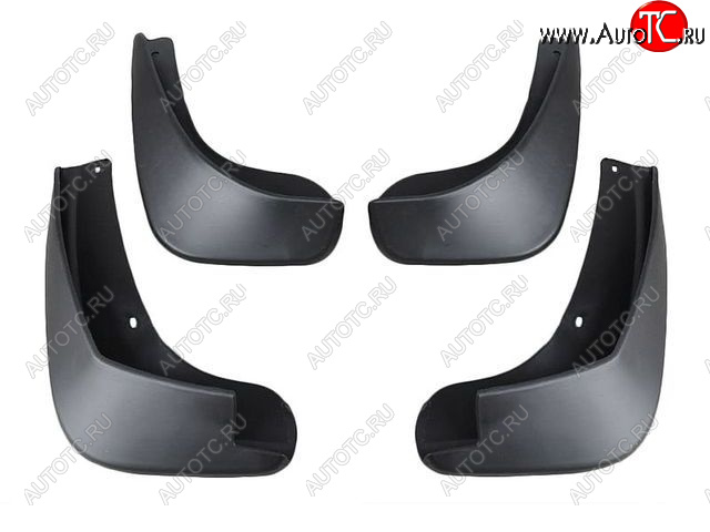 849 р. QASHQAI БРЫЗГОВИК ПЕРЕДН КРЫЛА + ЗАДН (4 шт) (Китай) BODYPARTS nnqas07-310  с доставкой в г. Пермь