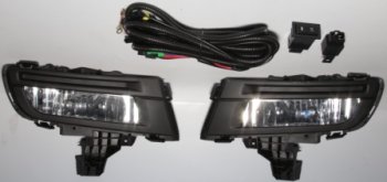 Комплект противотуманных фар (с проводкой, рамкой) BodyParts Mazda 3/Axela  BK (2006-2009) рестайлинг седан, рестайлинг, хэтчбэк