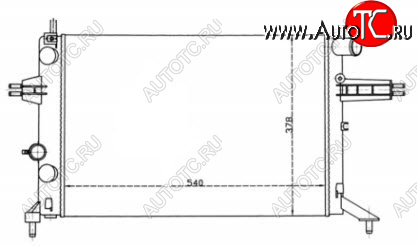 3 699 р. ASTRA 98- РАДИАТОР ОХЛАЖДЕН (см.каталог) BODYPARTS opast98-91a  с доставкой в г. Пермь