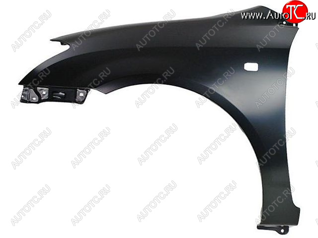 5 249 р. Левое крыло (с отверстием под повторитель поворота, Тайвань) BodyParts  Toyota Corolla  E120 (2000-2007) хэтчбек 5 дв. дорестайлинг, хэтчбек рестайлинг (Неокрашенное)  с доставкой в г. Пермь
