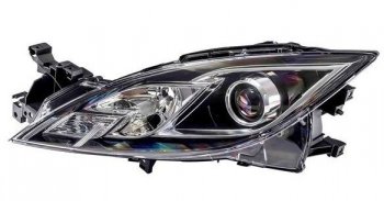 Левая фара (под корректор) DEPO Mazda 6  GH (2007-2010) дорестайлинг седан