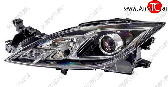 14 649 р. Левая фара (под корректор) DEPO  Mazda 6  GH (2007-2010) дорестайлинг седан  с доставкой в г. Пермь
