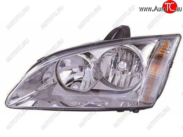 6 499 р. Левая фара передняя BodyParts  Ford Focus  2 (2004-2008)  седан дорестайлинг, универсал дорестайлинг, хэтчбэк 3 дв. дорестайлинг, хэтчбэк 5 дв. дорестайлинг  с доставкой в г. Пермь