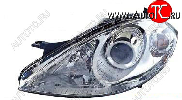 6 999 р. Левая фара (c электрокорректором) DEPO  Mercedes-Benz A class  W169 (2005-2008) дорестайлинг, хэтчбэк 5 дв. (линзован)  с доставкой в г. Пермь