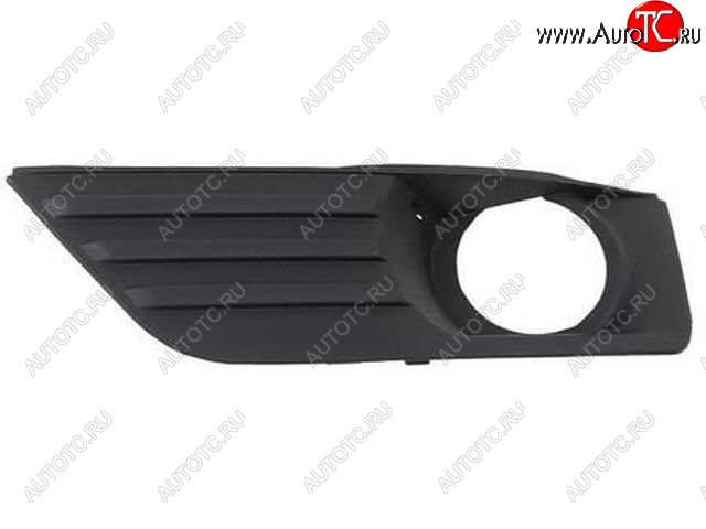 126 р. Левая вставка переднего бампера (с отверстием под ПТФ, пр-во Китай) BODYPARTS  Ford Focus  2 (2004-2008)  седан дорестайлинг  с доставкой в г. Пермь