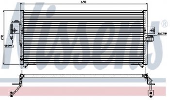 ALMERA КОНДЕНСАТОР КОНДИЦ (см.каталог) BODYPARTS nnalm95-932