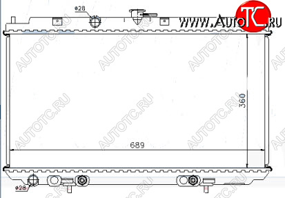 4 999 р. ALMERA (+ P12 02-) РАДИАТОР ОХЛАЖДЕН AT (см.каталог) BODYPARTS nnalm02-915  с доставкой в г. Пермь