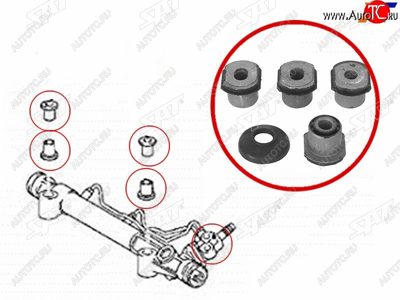 999 р. Втулка рулевой рейки Toyota Hilux Pick Up 04-15  Fortuner 04-08 SAT ST-44200-0K230B  с доставкой в г. Пермь