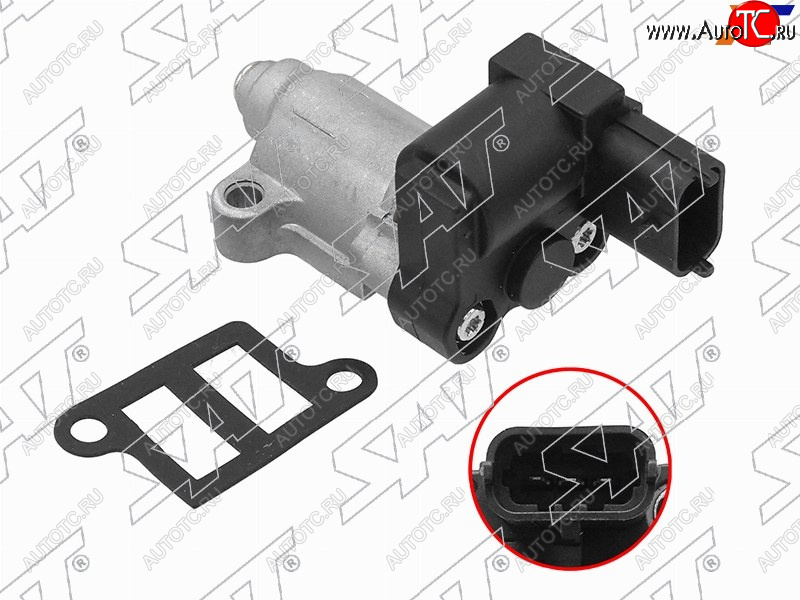 2 899 р. Клапан холостого хода HYUNDAI GETZ 02- ACCENT 99- KIA RIO 05- SAT ST-340-0006  с доставкой в г. Пермь