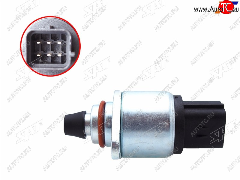 1 739 р. Клапан холостого хода SUBARU FORESTER 98-05 IMPREZA 97-07 LEGACY 97-03 SAT ST-340-0010  с доставкой в г. Пермь