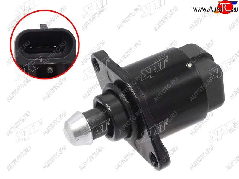 1 159 р. Клапан холостого хода AUDI 80 94-96 A4 95-98 A6 95-98 SAT ST-340-0028  с доставкой в г. Пермь