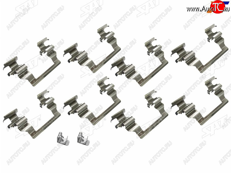 399 р. Комплект монтажный тормозных колодок FR TOYOTA HARRIER 00-05CAMRY ##V20 96-01NADIA 99-02 SAT ST-349-0019  с доставкой в г. Пермь