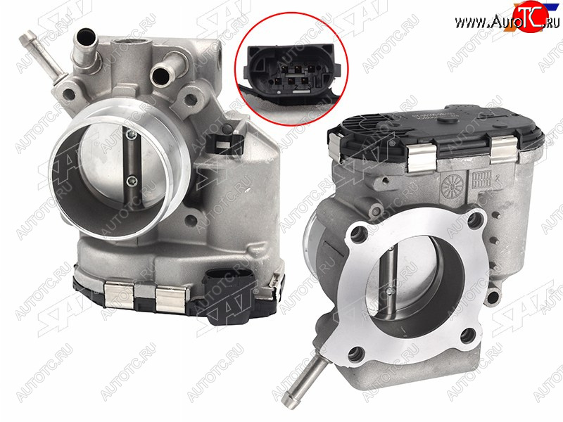 5 699 р. Дроссельная заслонка Hyundai Solaris 10-17  Kia Ceed 06-16  Cerato 08-13  Rio 11-17  Soul 08-14 SAT ST-35100-2B150  с доставкой в г. Пермь