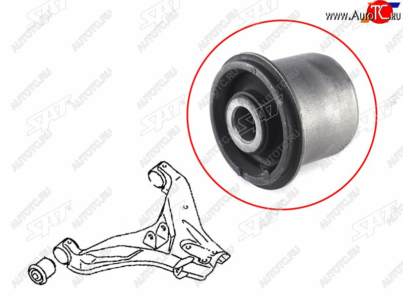379 р. Сайлентблок переднего верхнего рычага MITSUBISHI L200TRITON 05-15PAJEROMONTERO SPORT 08-15 SAT ST-4010A117B  с доставкой в г. Пермь