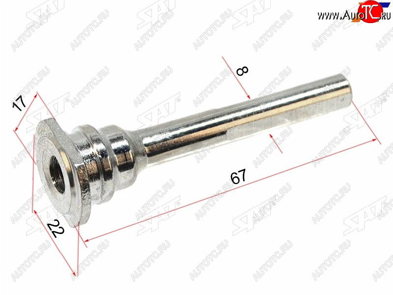 103 р. Направляющая суппорта FR NISSAN ALMERA N15BLUEBIRD SYLPHY G11TEANA J31PRIMERA P11WINGOADAD Y11 SAT ST-41139-01A01  с доставкой в г. Пермь