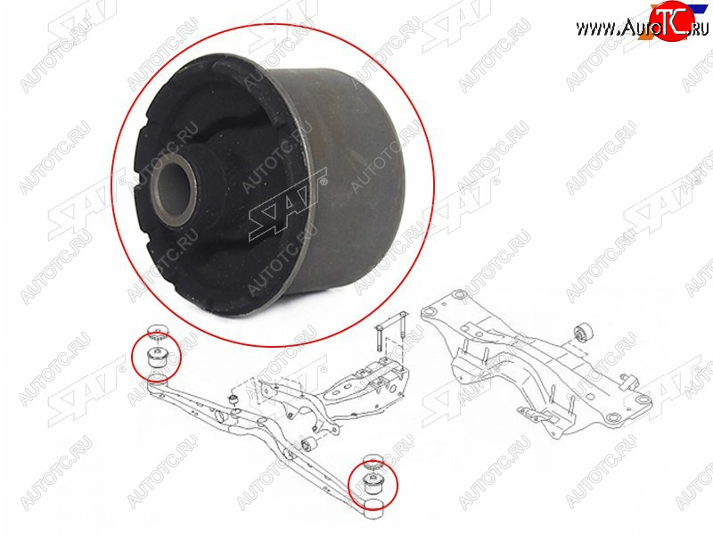 499 р. Сайлентблок Subaru Forester 02-08 SAT ST-41326-SA020  с доставкой в г. Пермь